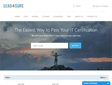 Tablet Screenshot of lead4sure.com